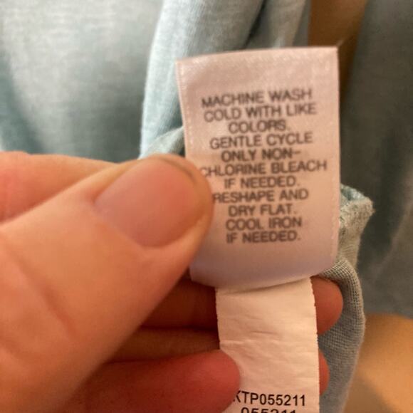 J. Jill 3/4" Sleeve Tunic Top with Embroidery Size M - Picture 5 of 7